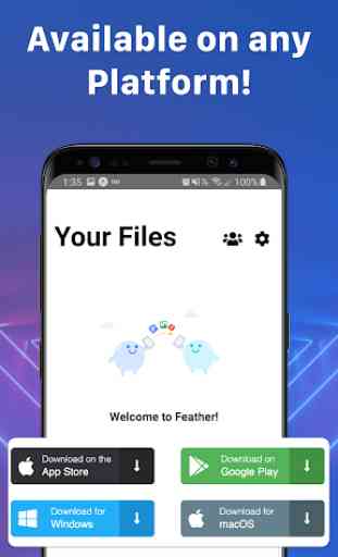 Send Files Anywhere Share It - Feather 3