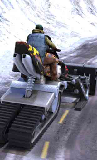 Snow clean plow Bike Excavator Road Ride Rescuers 2