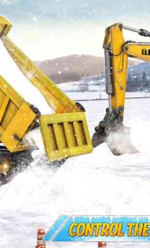 Snow Heavy Excavator Machine Simulator 1