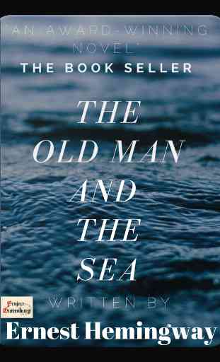 The Old Man And  The Sea ebook (Full Book) 1