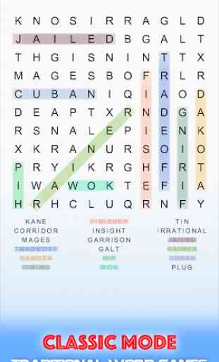 Word Search Puzzles : Classic Word Games 2