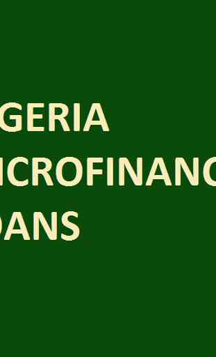 All Nigeria Microfinance Loans 2