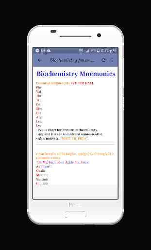 Biochemistry Mnemonics 1