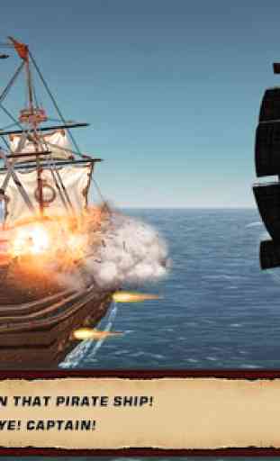 Caribbean Sea Pirate War 3D Outlaw Pirate Ship Sim 3