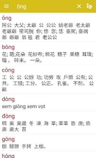 Chinese Vietnamese dictionary 2