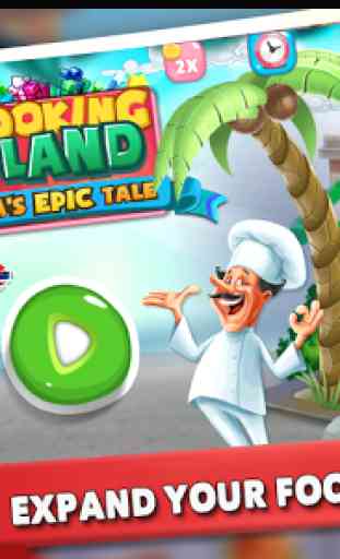 Cooking Story Island : Restaurant Mania 4