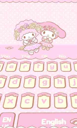 Cute pink Keyboard 2