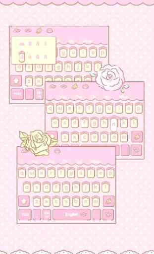 Cute pink Keyboard 3