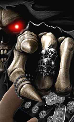 Dark Immortal Pointing Skull Theme 3