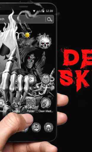 Devil Death Gun Skull Theme 4