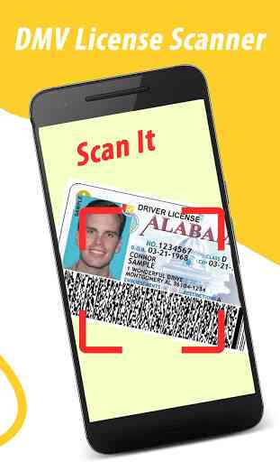 Driver License: Scanner, reader, scan, read info 1