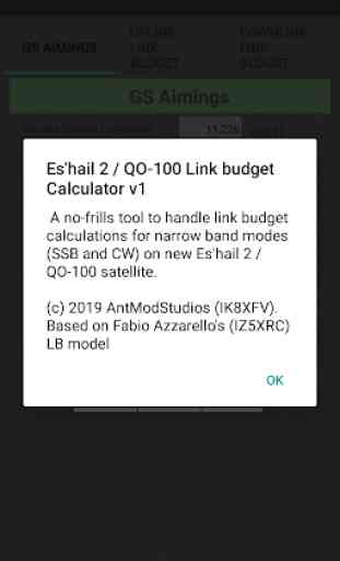 Es'hail2 QO-100 Satellite Link Budget 4