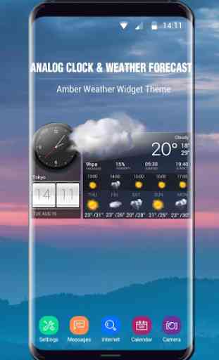 Live weather and temperature app 2
