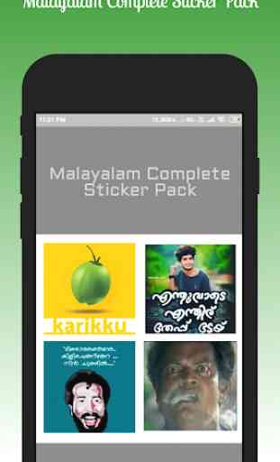 Malayalam Complete Sticker Pack 1