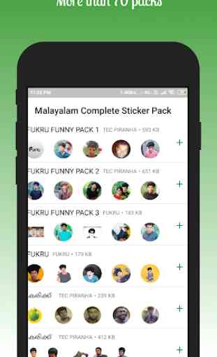 Malayalam Complete Sticker Pack 2