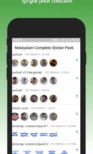 Malayalam Complete Sticker Pack 3