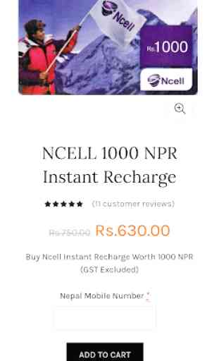 Ncell Recharge 3
