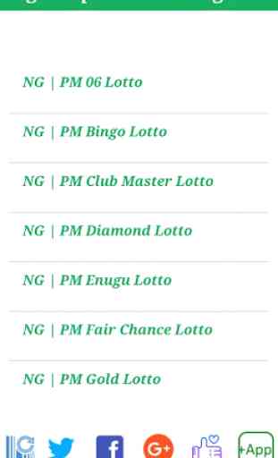 Nigeria Premier Lotto Games 2