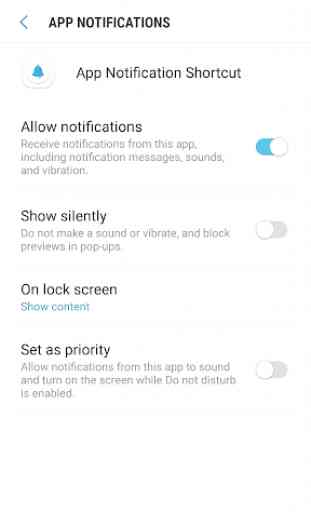 Notification Settings Shortcut(Manager) 1