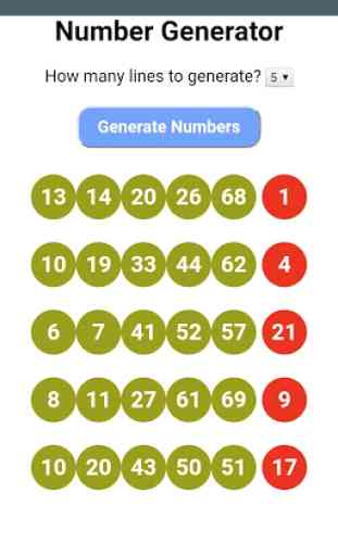 Ohio Lottery Number Generator and reduced systems 2