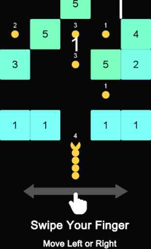 PAC-Slither vs Block - Snake Go Math Game 1