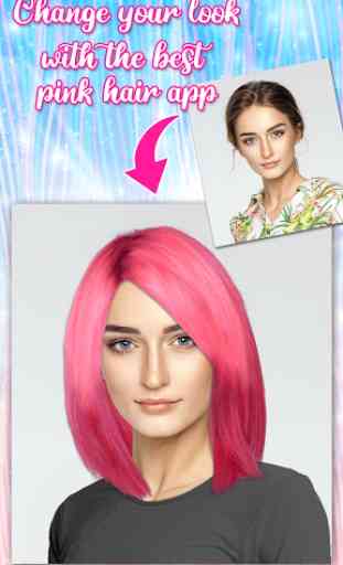 Pink Hair Photo Editor  3