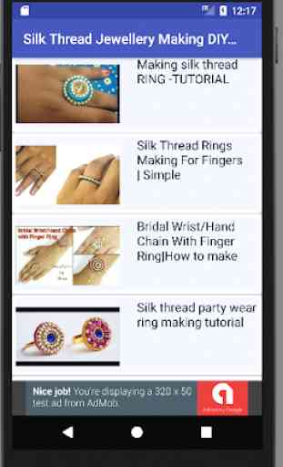Silk Thread Jewellery Making DIY Videos 4