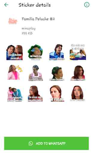 Stickers de la Familia Peluche Para WhatsApp 4