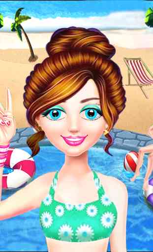 Summer Pool Party-Decorate Girls Swimming Pool Fun 2