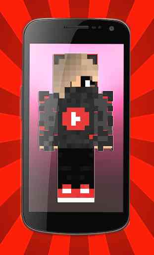 Youtuber skins for Minecraft PE 1