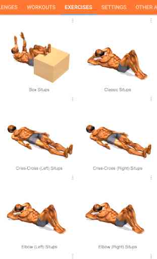 3D Sit Ups Home Workout 2