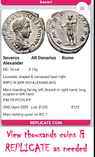 Ancient Roman Coin Collection Manager & Values 2