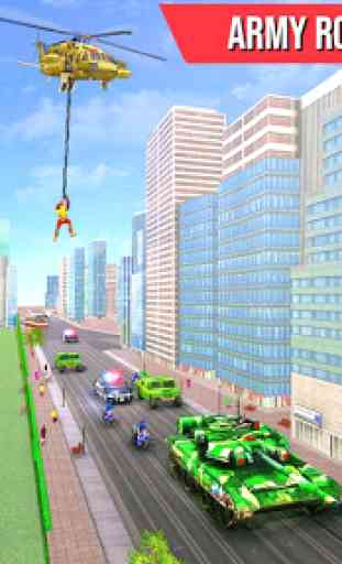 Army Robot Rope hero – Army robot games 4