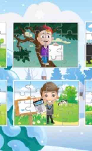 boy jigsaw puzzle educational games for kid school 3