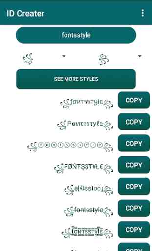 Font generator - Stylish and Fancy Text 1