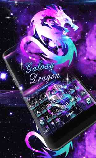 Galaxy Dragon Keyboard Theme 3