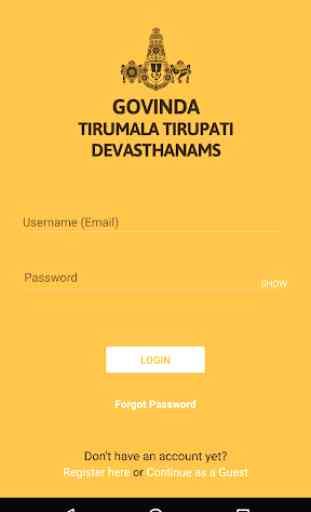 Govinda - Tirumala Tirupati Devasthanams 1