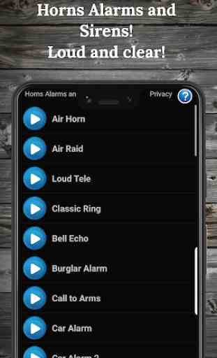Horns Alarms and Sirens Ringtones 1