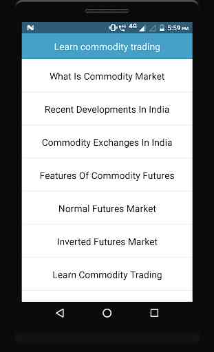 Learn commodity trading 2