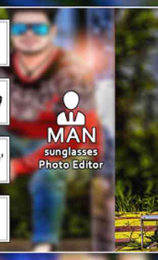 Man sunglasses Photo editor 3