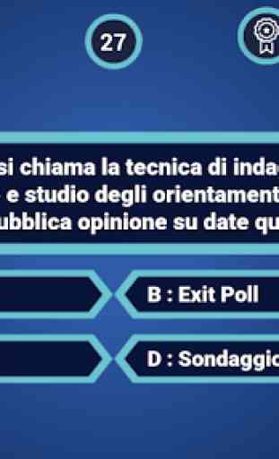 Milionario Quiz - Trivia Italiano 3