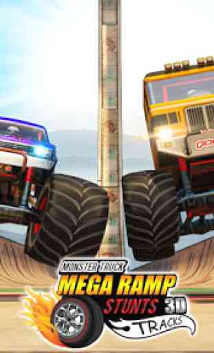 Monster Truck Mega Ramp Stunts Tracks 4