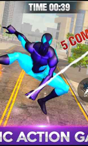 Power Hero Spider - Free fighting games 3
