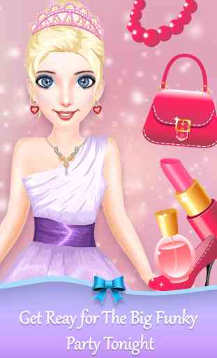 Rainbow Princess Makeup Dress up salon: Girls Game 4