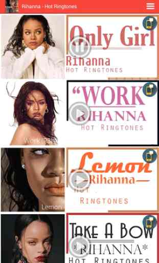 Rihanna - Hot Ringtones 1