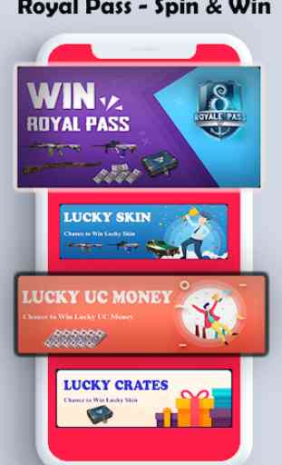 Royale Pass & UC - Win Royale pass by Spin & win. 1