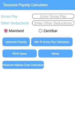 Tanzania Payslip Calculator 1