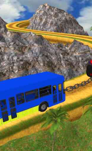 Tractor Pull Bus game - Tractor Hauling Simulator 2