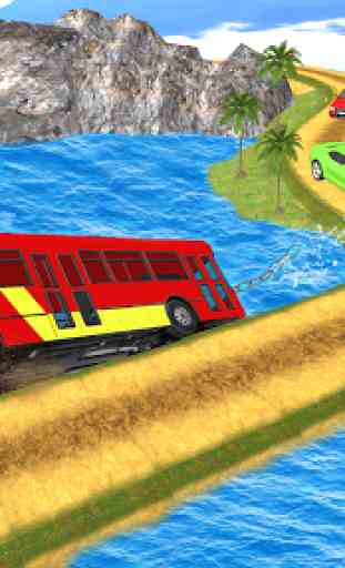 Tractor Pull Bus game - Tractor Hauling Simulator 3