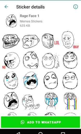 Troll Face Memes Stickers pack for WhatsApp 3